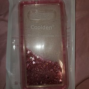 S10 plus glitter phone case